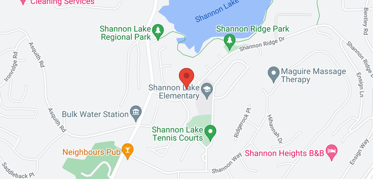 map of 2394 Shannon Ridge Drive